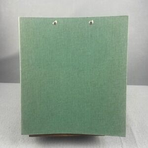 Hamond Vintage Binder Folder Green Canvas USA Area Code Map Unit Conversions
